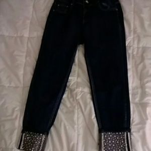 Ladies Rhinestone Jeans